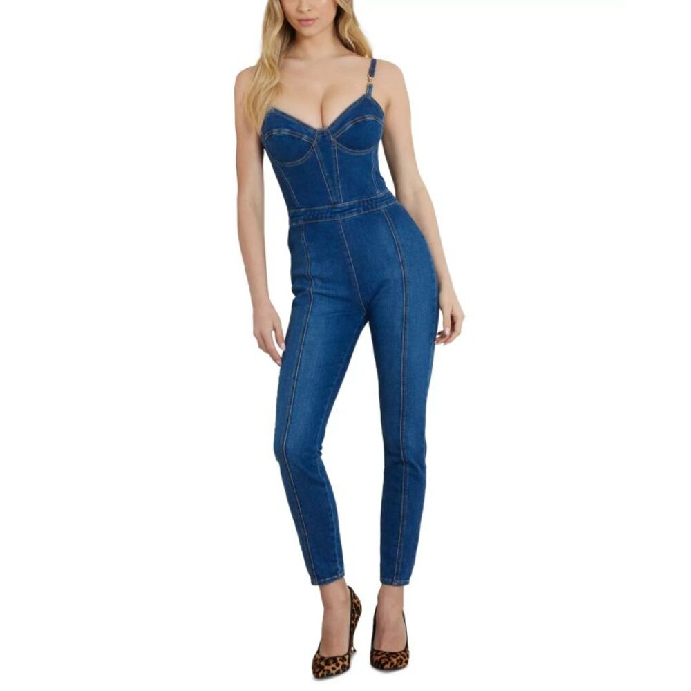 Guess Blue Denim Jumpsuit